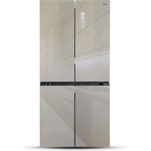 Холодильник Ginzzu NFK-575 шампань стекло inverter