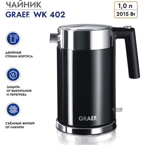 фото Чайник электрический graef wk 402 schwarz