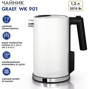 фото Чайник электрический graef wk 901 weiss