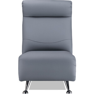 Ramart Design Одноместная секция Ва-Банк стандарт (экокожа лайт грей) кресло ramart design квадрато стандарт santorini 420