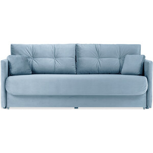 Диван-кровать Ramart Design Шерлок стандарт (Amigo Blue) диван артмебель элис велюр голубой с черными подушками п образный