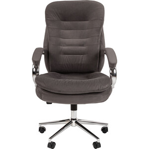 Кресло Chairman Home 795 ткань Т-55 серый (00-07116608)