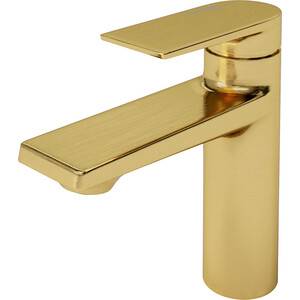 Смеситель для раковины Wasserkraft Aisch матовое золото (5503) смеситель для ванны с душем timo selene 2130 17y врезной золото матовое