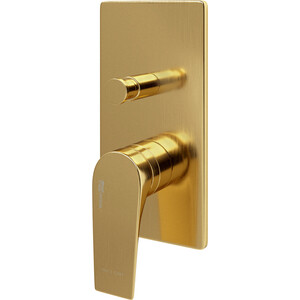 Смеситель для ванны Wasserkraft Aisch матовое золото (5561) смеситель для ванны wasserkraft sauer глянцевое золото 7101