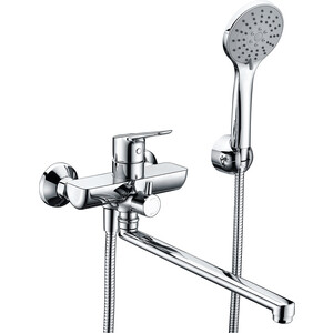 Смеситель для ванны Wasserkraft Lippe хром (4502L) ручной душ wasserkraft 1 функциональная хром a034