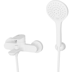 Смеситель для ванны Wasserkraft Mindel белый soft-touch (8501) смеситель для ванны wasserkraft mindel белый soft touch 8501