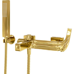 Смеситель для ванны Wasserkraft Sauer глянцевое золото (7101) смеситель для ванны wasserkraft aisch матовое золото 5561