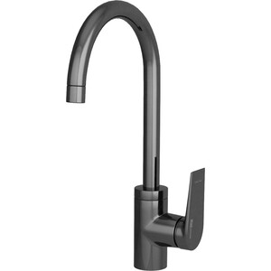 Смеситель для кухни Wasserkraft Wiese оружейная сталь (8407) смеситель для ванны wasserkraft wiese оружейная сталь 8401
