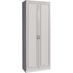 Шкаф для одежды 2-х дверный Арника Melania 02 рамух белый шкаф для одежды 2 х дверный арника melania 02 рамух белый