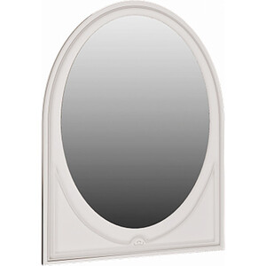 Зеркало настенное Арника Melania 07 рамух белый зеркало фигурное настенное 80х60 см