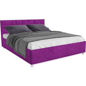 кровать mebel ars классик 160 см фиолет Кровать Mebel Ars Нью-Йорк 140 см (фиолет)