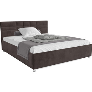 Кровать Mebel Ars Нью-Йорк 160 см (кордрой коричневый) кровать mebel ars версаль 160 см кордрой коричневый