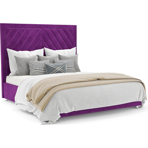 Кровать Mebel Ars Мишель 160 см (фиолет) кровать mebel ars нью йорк 140 см фиолет