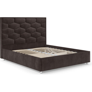 Кровать Mebel Ars Рица 140 см (Кордрой коричневый)