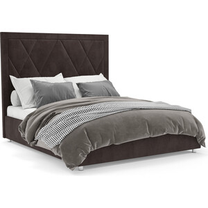 Кровать Mebel Ars Треви 160 см (Кордрой коричневый) кровать mebel ars мишель 160 см кордрой коричневый