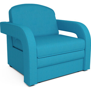 Кресло-кровать Mebel Ars Кармен-2 (синий) детская кровать домик мягкий бельмарко svogen синий лаванда бортик ограждение