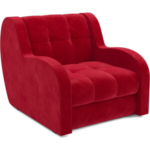 Кресло-кровать Mebel Ars Аккордеон Барон (кордрой красный) диван mebel ars аккордеон барон 3 красный кордрой