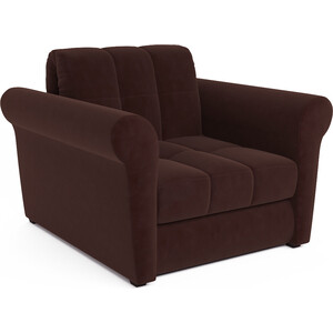 Кресло-кровать Mebel Ars Гранд (коричневый - Luna 092) кресло mebel ars гранд велюр нв 178 17 ппу кровать