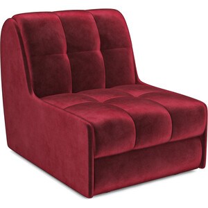 Кресло-кровать Mebel Ars Барон №2 (бархат красный STAR VELVET 3 DARK RED) кровать mebel ars мишель 160 см бархат шоколадный star velvet 60 coffee