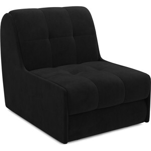 Кресло-кровать Mebel Ars Барон №2 (велюр черный НВ-178 17) кровать mebel ars классик 140 см велюр нв 178 17