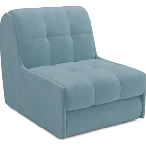 Кресло-кровать Mebel Ars Барон №2 (голубой - luna 089) кушетка артмебель фелини велюр голубой