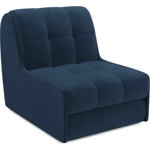 Кресло-кровать Mebel Ars Барон №2 (темно-синий Luna 034) defender игровое кресло ares темно синий pu 3 класс мягк подлокотник
