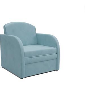 Кресло-кровать Mebel Ars Малютка (голубой - luna 089) кресло mebel ars гранд голубой luna 089 ппу кровать