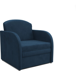Mebel Ars Кресло-кровать Малютка (темно-синий Luna 034) defender игровое кресло ares темно синий pu 3 класс мягк подлокотник