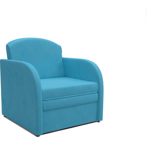 Кресло-кровать Mebel Ars Малютка (рогожка синяя) выкатной диван mebel ars малютка 2 рогожка синяя