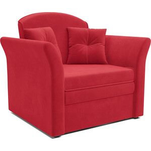 Mebel Ars Кресло-кровать Малютка №2 (Кордрой красный) кресло кровать mebel ars барон 4 красный кордрой