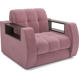 Кресло-кровать Mebel Ars Барон №3 (велюр пудра НВ-178 18) кровать mebel ars классик 140 см велюр нв 178 17