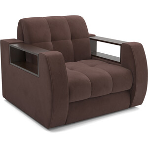 Кресло-кровать Mebel Ars Барон №3 (велюр молочный шоколад НВ-178 13) кровать mebel ars версаль 160 см велюр молочный шоколад нв 178 13