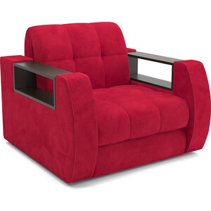 Кресло-кровать Mebel Ars Барон №3 (красный кордрой) диван mebel ars аккордеон барон 6 красный кордрой