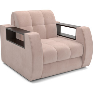 Кресло-кровать Mebel Ars Барон №3 (бежевый кордрой) кухонный диван mebel ars атлантис правый угол кордрой бежевый 190х84х120 см