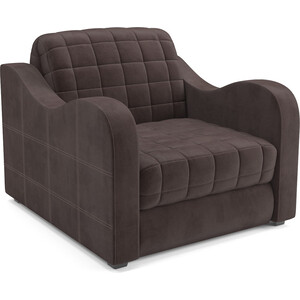 Кресло-кровать Mebel Ars Барон №4 (Коричневый кордрой) пуф мягкий атлант vivaldi 23 коричневый