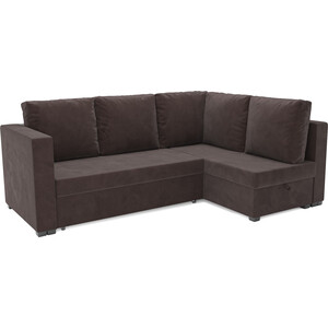 Угловой диван Mebel Ars Мансберг (кордрой коричневый) выкатной диван mebel ars квартет кордрой коричневый