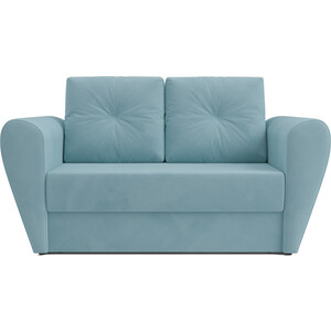 Выкатной диван Mebel Ars Квартет (голубой Luna 089) выкатной диван mebel ars квартет велюр нв 178 17