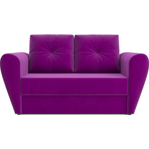 Выкатной диван Mebel Ars Квартет (фиолет) выкатной диван mebel ars квартет велюр пудра нв 178 18