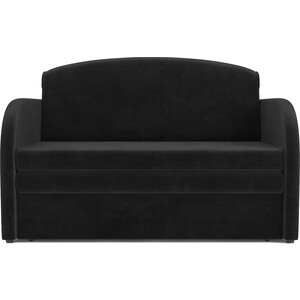 Выкатной диван Mebel Ars Малютка (велюр черный HB-178 17) выкатной диван mebel ars малютка 2 велюр шоколад hb 178 16