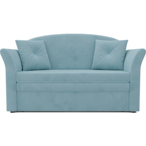Выкатной диван Mebel Ars Малютка №2 (голубой Luna 089) кресло кровать mebel ars малютка 2 голубой luna 089