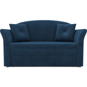 Выкатной диван Mebel Ars Малютка №2 (темно-синий Luna 034) выкатной диван mebel ars малютка кожзам