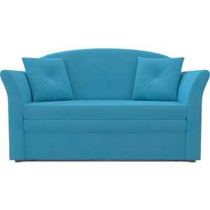 Выкатной диван Mebel Ars Малютка №2 (рогожка синяя) ванночка детская полимербыт малютка 4342600