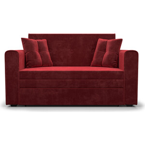 Выкатной диван Mebel Ars Санта (бархат красный star velvet 3 dark red) выкатной диван mebel ars санта кордрой красный