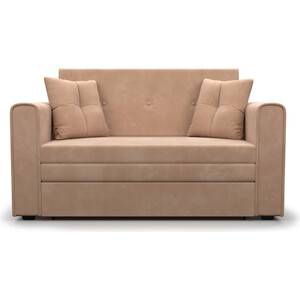 Выкатной диван Mebel Ars Санта (бежевый - Luna 061) выкатной диван mebel ars санта велюр шоколадный нв 178 16