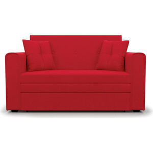 Выкатной диван Mebel Ars Санта (кордрой красный) выкатной диван mebel ars санта велюр пудра нв 178 18