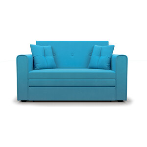 Выкатной диван Mebel Ars Санта (синий) выкатной диван mebel ars санта 2 велюр серо синий нв 178 26