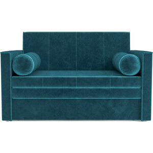 Выкатной диван Mebel Ars Санта №2 (бархат сине-зеленый star velvet 43 black green) подсвечник санта 2 5х5 5 см зелёный