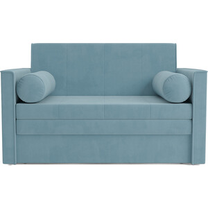 Выкатной диван Mebel Ars Санта №2 (голубой - Luna 089) выкатной диван mebel ars санта 2 велюр нв 178 17