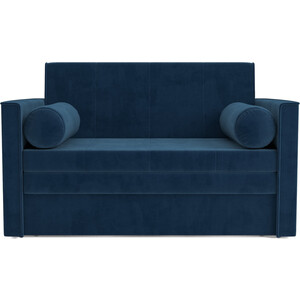 Выкатной диван Mebel Ars Санта №2 (темно-синий - Luna 034) выкатной диван mebel ars санта 2 велюр серо синий нв 178 26