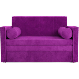 Выкатной диван Mebel Ars Санта №2 (фиолет) зеркальный шкаф санта стандарт 100 трельяж фацет 113012